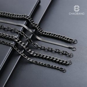 Set of 6 stainless steel bracelet styles for versatile pairing, titanium steel men's bracelet