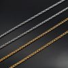 3mm Stainless Steel Flower Basket Chain, Titanium Steel Jewelry Link - 图片 2