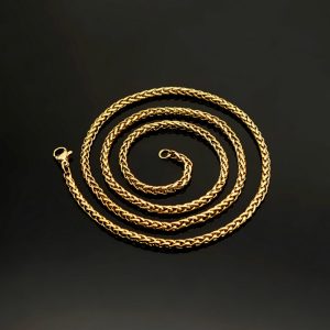 3mm Stainless Steel Flower Basket Chain, Titanium Steel Jewelry Link