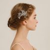 Wedding Hair Accessories, Ancient-Style Hairpin, Handmade U-Shaped Hair Comb with Rhinestone for Bride's Updo - 图片 2