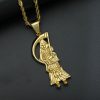Stainless steel death sickle pendant neck - 图片 4