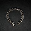 Retro Titanium Steel Skull Bracelet for Men Stainless Steel Skull Bracelet - 图片 2