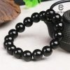 New Chinese-style Bead Necklace with Traditional Black Obsidian - 图片 2