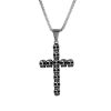 European and American skull cross necklace retro trend gothic titanium steel pendant halloween accessories - 图片 2