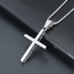 Religious necklaces, vintage delicate cross pendants