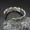 Viking Totem Titanium Steel Jewelry, Retro Open Oden Rune Stainless Steel Bangle - 图片 5