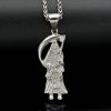 Stainless steel death sickle pendant neck - 图片 2