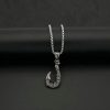 Men's Stainless Steel Pendant Necklace Viking Legend Boat Anchor Hook Pendant - 图片 4