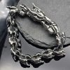 Titanium Steel Dragon-shaped Dragon Scale Bracelet - 图片 4