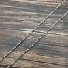 Square Pearl Stainless Steel Necklace, Titanium Steel Jewelry Chain, Hip-Hop Trendy Versatile Link - 图片 3