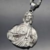 Classic Retro Titanium Steel St.Jude Half-Gilded YS Pendant - 图片 3