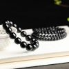 New Chinese-style Bead Necklace with Traditional Black Obsidian - 图片 3