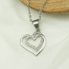 Ins Style Gold-Plated Titanium Steel Heart Pendant - 图片 3