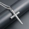 Cross necklace for men's simple pendant motorcycle pattern accessories - 图片 2