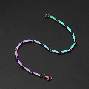 Men's Trendy Titanium Steel Handchain, Non-Fading Simple and Reserved Style, High-End Feeling, Uncommon Bracelet for Men, Male Jewelry