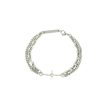 Starlight bracelet for men, made of titanium steel, with a cross that doesn't fade - 图片 5