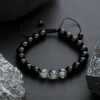 Tiger's Eye Bracelet for Men and Women, Adjustable Woven Stylish Unisex Accessory - 图片 2