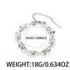 Men's and Women's Letter Bracelet, Prickly Chain for Versatile High-End Fashion, New Cuban Link Accessory - 图片 5