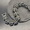 Retro keel chain domineering titanium steel dragon shape dragon scale bracelet - 图片 2