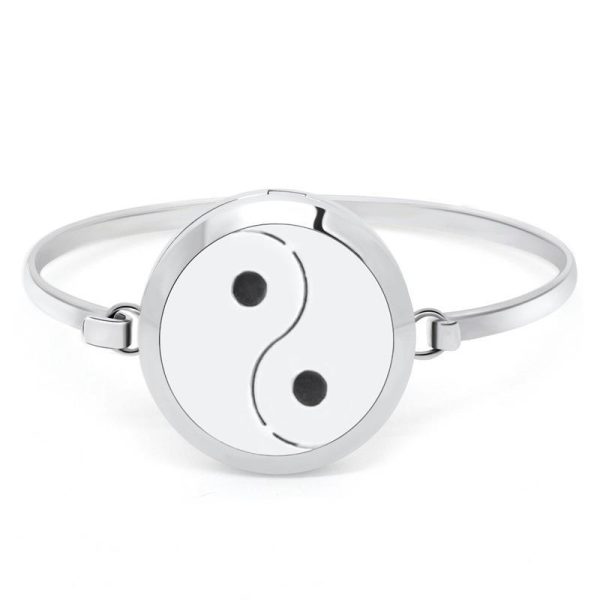 Gypsophila - Patterned Openwork Aromatherapy Essential Oil Bracelet for Couples
