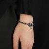 Black Diamond Star Body Winding Bracelet for Men, Cool and Simple INS Stylish Titanium Steel - 图片 3