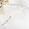 Multi-layer necklace summer cartoon fresh shell pearl jewelry starfish pendant fish bone necklace - 图片 2