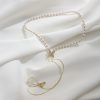 Personalized pearl butterfly necklace ins trendy versatile niche pendant cold style light luxury collarbone - 图片 3