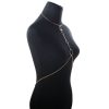 Sexy and fashionable exaggerated nightclub circle trendy women's necklace sexy body chain wholesale - 图片 5
