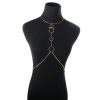 Sexy and fashionable exaggerated nightclub circle trendy women's necklace sexy body chain wholesale - 图片 6