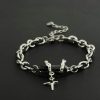 Black Diamond Star Body Winding Bracelet for Men, Cool and Simple INS Stylish Titanium Steel - 图片 7