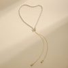 Personalized pearl butterfly necklace ins trendy versatile niche pendant cold style light luxury collarbone - 图片 6