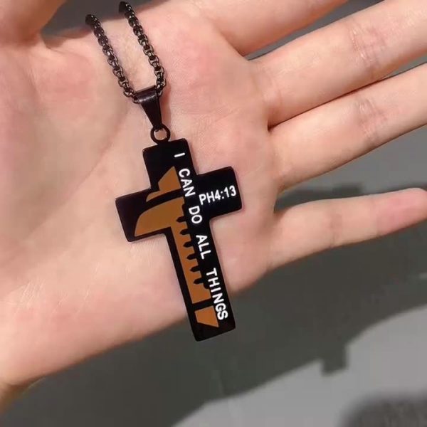 Sports stainless steel basketball, football, cross, colorful oil-dripping pendant, punk hip-hop